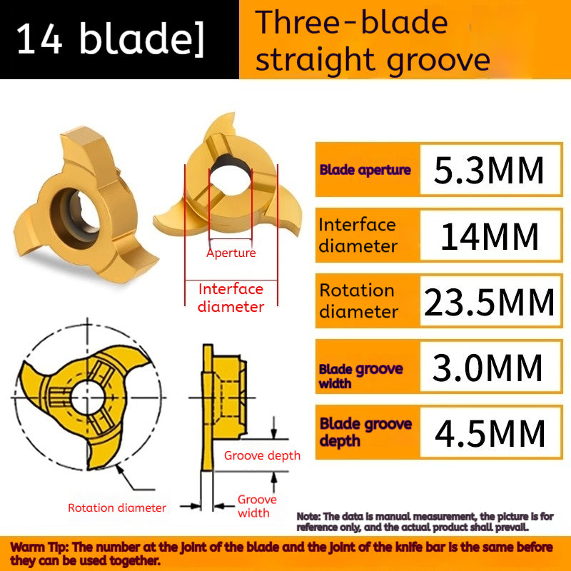 1152-Germany imported t-type cutter three-edged six-edged alloy t-type milling cutter small hole slot cutter cyclone milling cutter internal hole milling slot inserts Shandong Denso Pricision Tools Co.,Ltd.